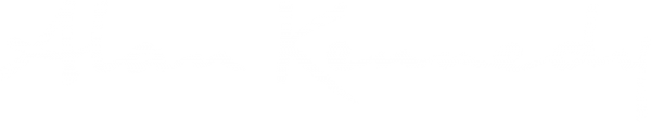 Alan Kennedy Logo white